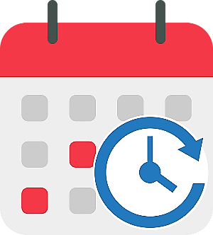 Obrazek przedstawiający kalendarz i zegar