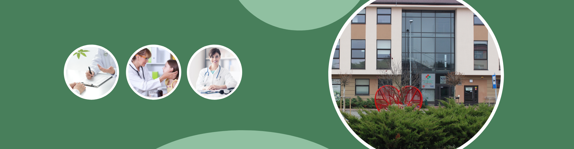 Baner reklamowy Samodzielny Publiczny Zespół Zakładów Lecznictwa Otwartego w Karczewie